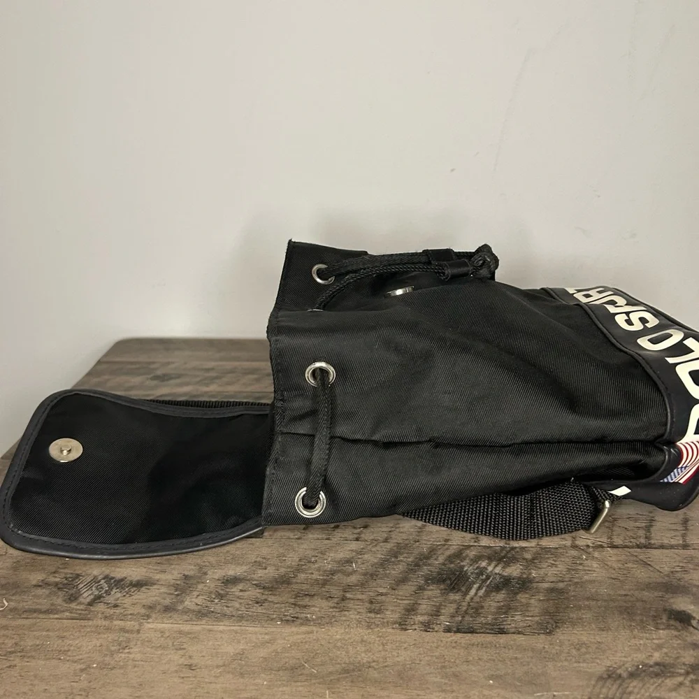 Vintage Polo Sport Small Drawstring Back Pack